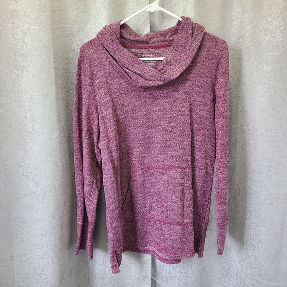 Sonoma Sweaters - Sonoma Heathered Cowl Neck Sweater Womens Large‎ L